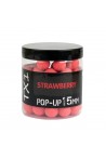 Plaukiantys boiliai TX1 Strawberry Pop-Up Fluoro Red
