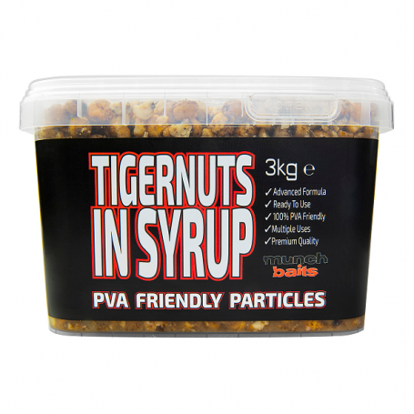 Tigriniai riešutai skystyje Munch baits Tigernuts in Syrup Particles 3kg