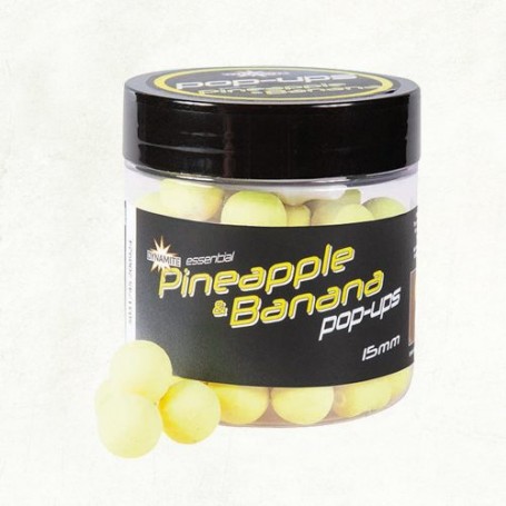 Plaukiantys boiliai Dynamite Pineapple & Banana Fluro Pop-ups
